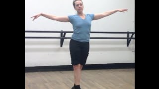 Temps De Cuisse Ballet class tutorial intermediate level [upl. by Eulalee]