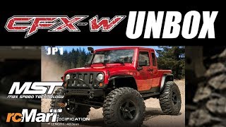 MST CFXW JP1 18 4WD Front Motor High Performance Offroad Car Kit Unbox [upl. by Kcerb]