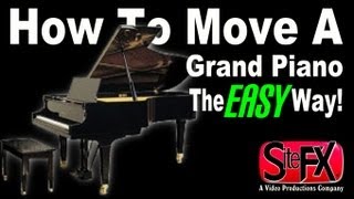 How To Move A Grand Piano The Easy Way [upl. by Schecter]