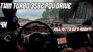 500WHP Twin Turbo 350z POV Drive Will Nittos G2 Hook [upl. by Damarra]