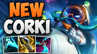 CHALLENGER MID LANER DOMINATES WITH NEW 1410 CORKI  CHALLENGER CORKI MID GAMEPLAY  Patch 1410 [upl. by Lachman]