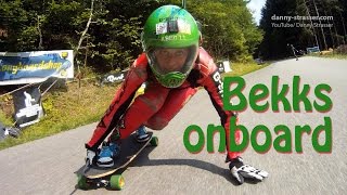 Downhill Longboarding with Rebekka Bekks Gemperle full run [upl. by Sidwell]