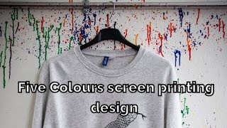 Five Colour Camo screen printing [upl. by Schell]