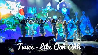 TWICE  Like Ooh Ahh  Twiceland Fantasy Park in Jakarta 25082018 60FPS [upl. by Izy142]