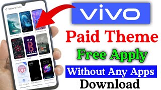 Vivo Paid themes Free Download Without Any App DownloadVivo Free Theme Download 2023free theme [upl. by Burman]