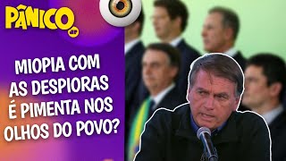 VISÃO SELETIVA DA MÍDIA AUMENTA GRAU DAS PESQUISAS E CEGA FEITOS DO GOVERNO Bolsonaro avalia [upl. by Elynad2]