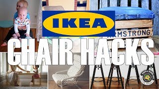 28 Sweet IKEA Chair Hacks [upl. by Alleuol896]