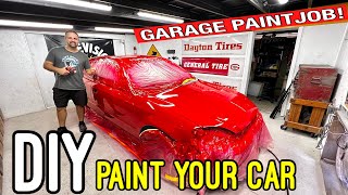 The BEST Beginners Guide to Paint Your Car with NO Paint Booth [upl. by Armillda]