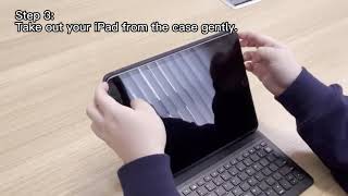 How to Remove iPad from Inateck keyboard BK2006 [upl. by Bowen]