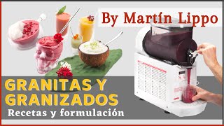 Recetas y formulación de granitas y granizados [upl. by Roby]