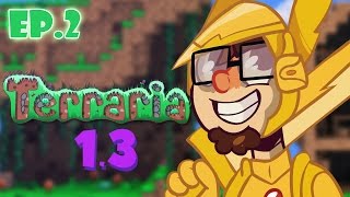 Lets Play  Terraria 13 Walls Ep2 [upl. by Burleigh]