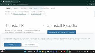 How To Download and Install RStudio 2024  Quick Help [upl. by Ert]