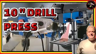 Mastercraft 10Inch Drill Press with LED Light Review [upl. by Sonafets]