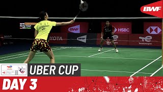 BWF Uber Cup Finals 2022  Indonesia vs Germany  Group A [upl. by Ainek]