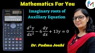 Solve auxiliary equation in calculator  Differential equation imaginary roots with Casio fx991ms 4 [upl. by Ardnac]