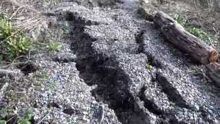 St Lawrence to Binnel Bay footpath  2014 Landslip  Isle Of Wight [upl. by Evaleen]