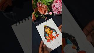 Ma laxmi drawing part 1 🪷🤗🪷🪷মা লক্ষি Drawing art drawing ma crativity craft 🎨🎨🎨🎨🎨🪷🤗 [upl. by Cissej]