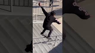 Crazy Hollywood High Trick Ft Chris Soriano crissoriiano ano skateboard skate skatetrick [upl. by Punak]