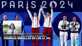 Informe desde París China ya consiguió sus primeros oros en París 2024 [upl. by Azaria663]