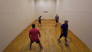 John amp David C vs Eric amp CJ g7 racquetball [upl. by Nyvets]