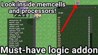 Mindustry Mod Review 2  Logic Debugger MUST HAVE LOGIC MOD [upl. by Eisen]