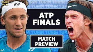 Ruud vs Rublev  ATP Finals 2024  Tennis Preview amp Prediction [upl. by Hephzibah]