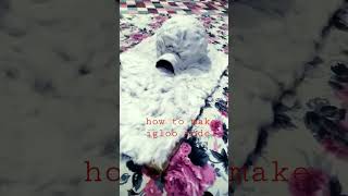 how to make igloo model  make igloo model with cotton  how to make school project IdreesCrafts [upl. by Irmine]