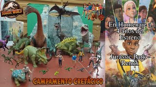 Jurassic Park  Remix  Jurassic World Campamento Cretácico Aniversario 4 [upl. by Bremble]