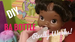 DIY Baby Alive Bottle that Really Works🍼Fast Cheap Dollar Store Craft [upl. by Buine]