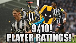 910 UNREAL NEWCASTLE VS WOLVES 30 PLAYER RATINGS [upl. by Traver282]