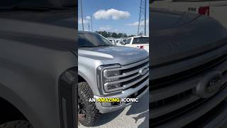 2024 Ford F350 LIMITED Iconic Silver Leveled on 35s [upl. by Nerval208]