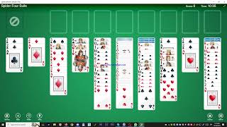 Spider Solitaire 4 suits 572 [upl. by Assetal]