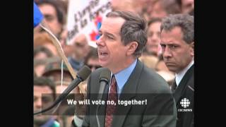 A look back at the 1995 Quebec Referendum in 60 seconds [upl. by Elahcim]