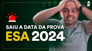 🚨 ESA 2025  DATA DA PROVA ESCRITA [upl. by Einafats]