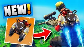 NEW Legendary JETPACK Gameplay In Fortnite Battle Royale [upl. by Cowden]