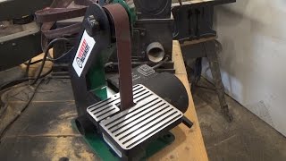 harbor freight 1x30 belt sander box opening [upl. by Demaria451]