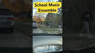 To the school’s music ensemble violin school fun musicensemble video 音乐 玩笑 录像 [upl. by Ahsinaj]