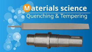 Quenching and tempering of steel  Heat treatment  Hardening  Martensite [upl. by Aihsiek]