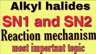 sn1 and sn2 reaction alkyl halide mechanism in hindi BSC first year chemistry knowledge ADDA [upl. by Mcfarland]