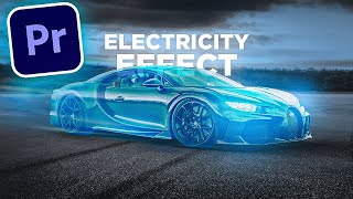 How to create an ELECTRICITY EFFECT on an object in Adobe Premier Pro  Adobe Premiere Pro tutorial [upl. by Mide]