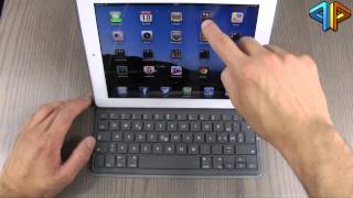 Logitech Solar Keyboard Folio für das iPad vorgestellt [upl. by Ut]