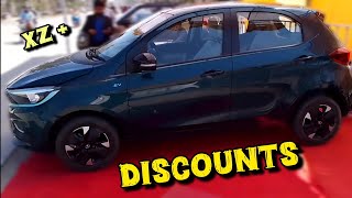 Heavy Discounts Tata Tiago ev Xz  Lux Top Model Full Walk around Review 🔥 tata tiagoev ev [upl. by Airdnekal]