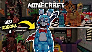 Best Addons For Your MCPE FNaF Map  Vol 4 2024 [upl. by Ducan]