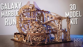 Galaxy Marble Run  Wood Trick Model Kit How it Works [upl. by Santoro856]