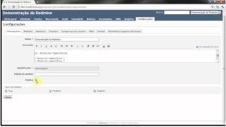 Redmine 02  Nível Básico  Módulo de Configurações [upl. by Cheyne]