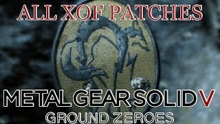 Metal Gear Solid V Ground Zeroes  All XOF Patches [upl. by Ahsinyt502]