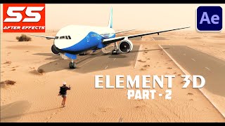 After Effects Class  55  Element 3D Part  2 [upl. by Karia205]