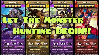 Empires amp Puzzles Thura Dubhan Phorcys 2 Early amp Zenda Costumes Are the New Monster Hunters Good [upl. by Hillary]