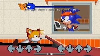 FNF Dorkly Tails vs Dorkly Sonic  Burger Time Hungry [upl. by Gayelord]