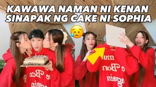 KENAN SAPOL ANG MUKHA NG CAKEKAY SABBY AT SOPHIA😲😲 [upl. by Ztnaj]